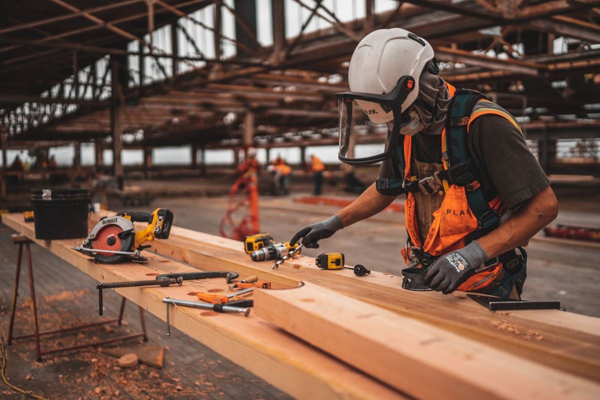Façade en travaux